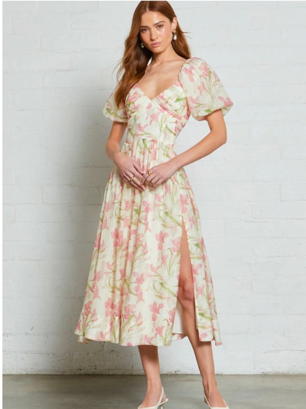 ASTR the Label Sasilia Midi Dress Size Medium - Picture 6 of 15